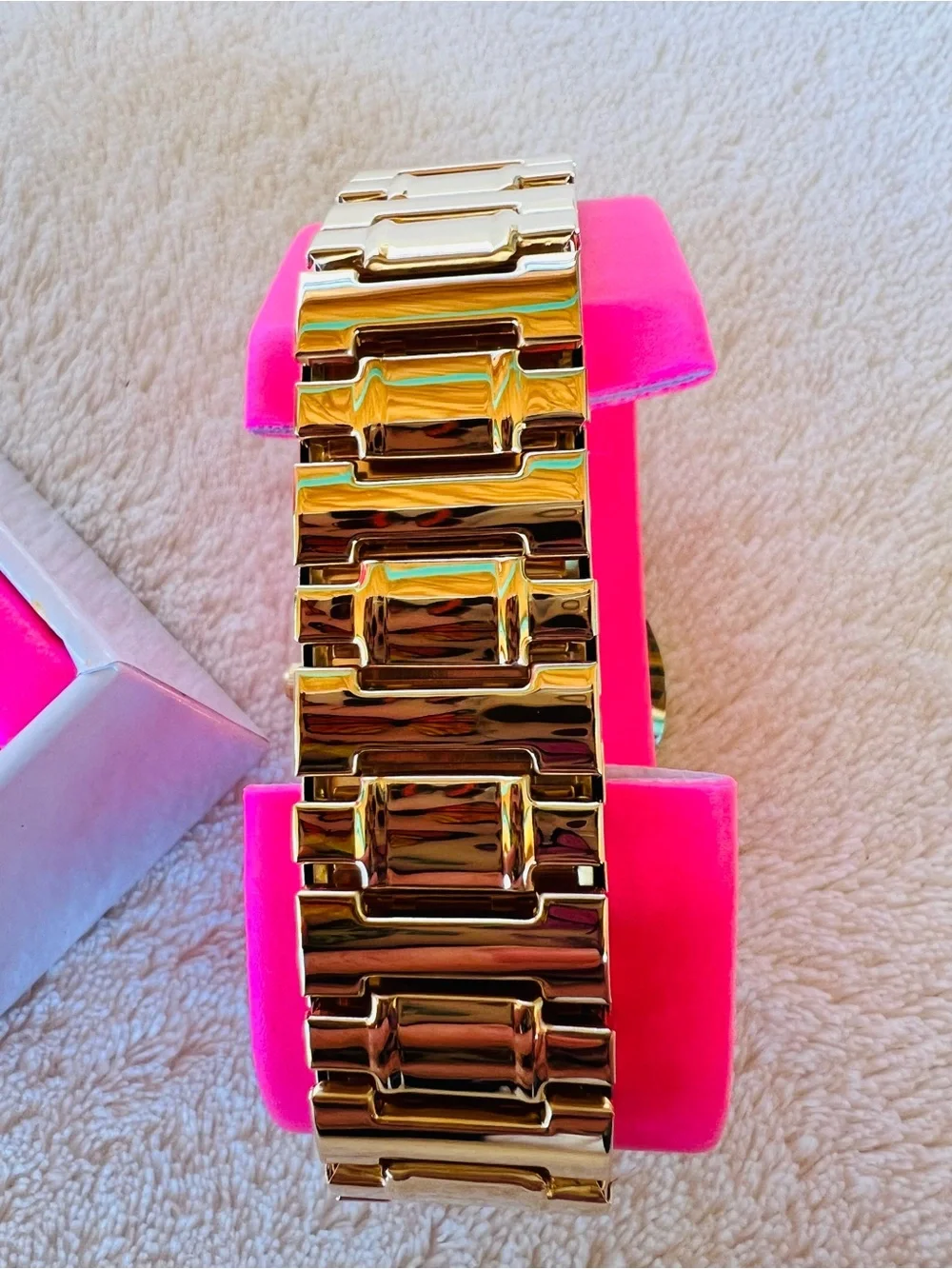 Isaac Mizrahi Live! Gold-Tone Expansion Watch NWT IN BOX